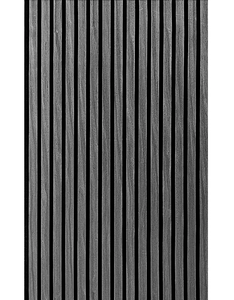Хар саарал өнгөтэй ханын акустик хавтан (60x300см)